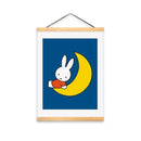 Nijntje poster - Nijntje op de Maan - A3 met posterhouder - Catch Utrecht
