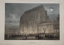 Hogeschool, Utrecht - Originele kleuren steendruk uit 1860 - Catch Utrecht