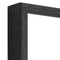Aluminium frame, anthracite dark grey wood veneer