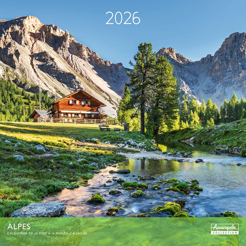 Alpes - Jaarkalender 2026